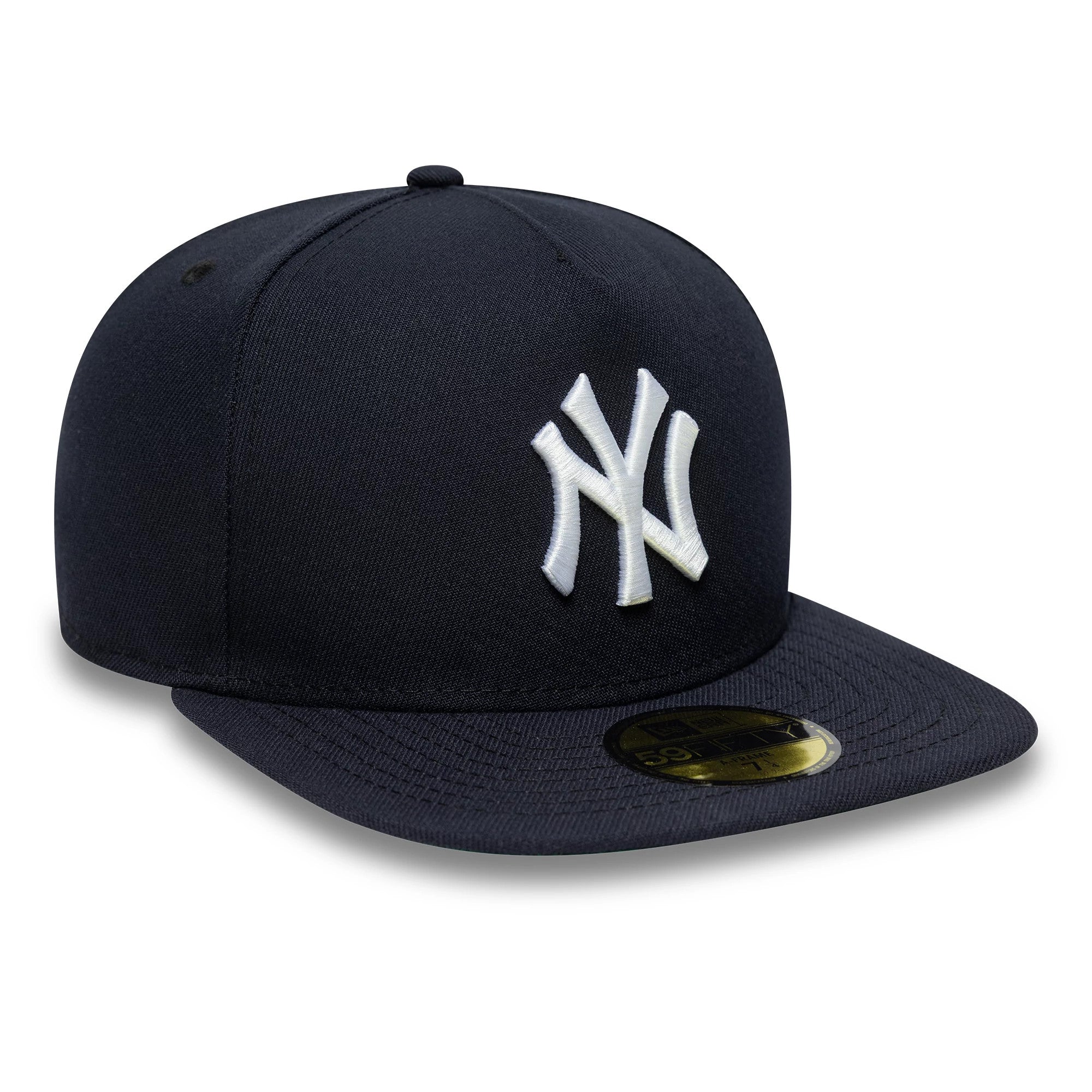 New York Yankees MLB Flat Navy 59FIFTY A-Frame Fitted Cap-kentox