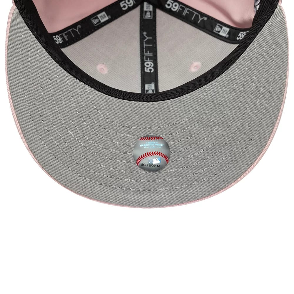 Atlanta Braves MLB Pink 59FIFTY Fitted Cap-kentox