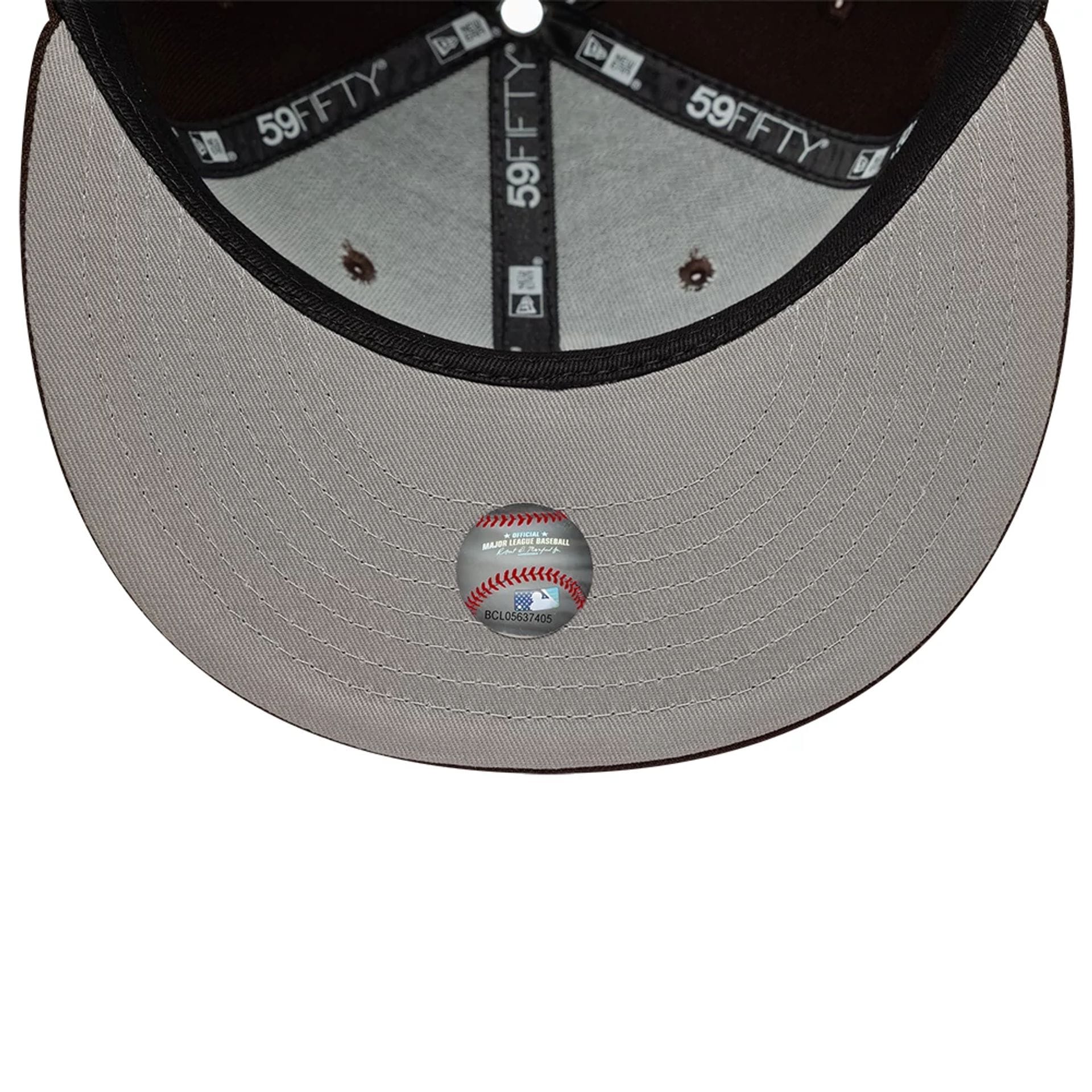 Athletics MLB Dark Brown 59FIFTY Fitted Cap-kentox