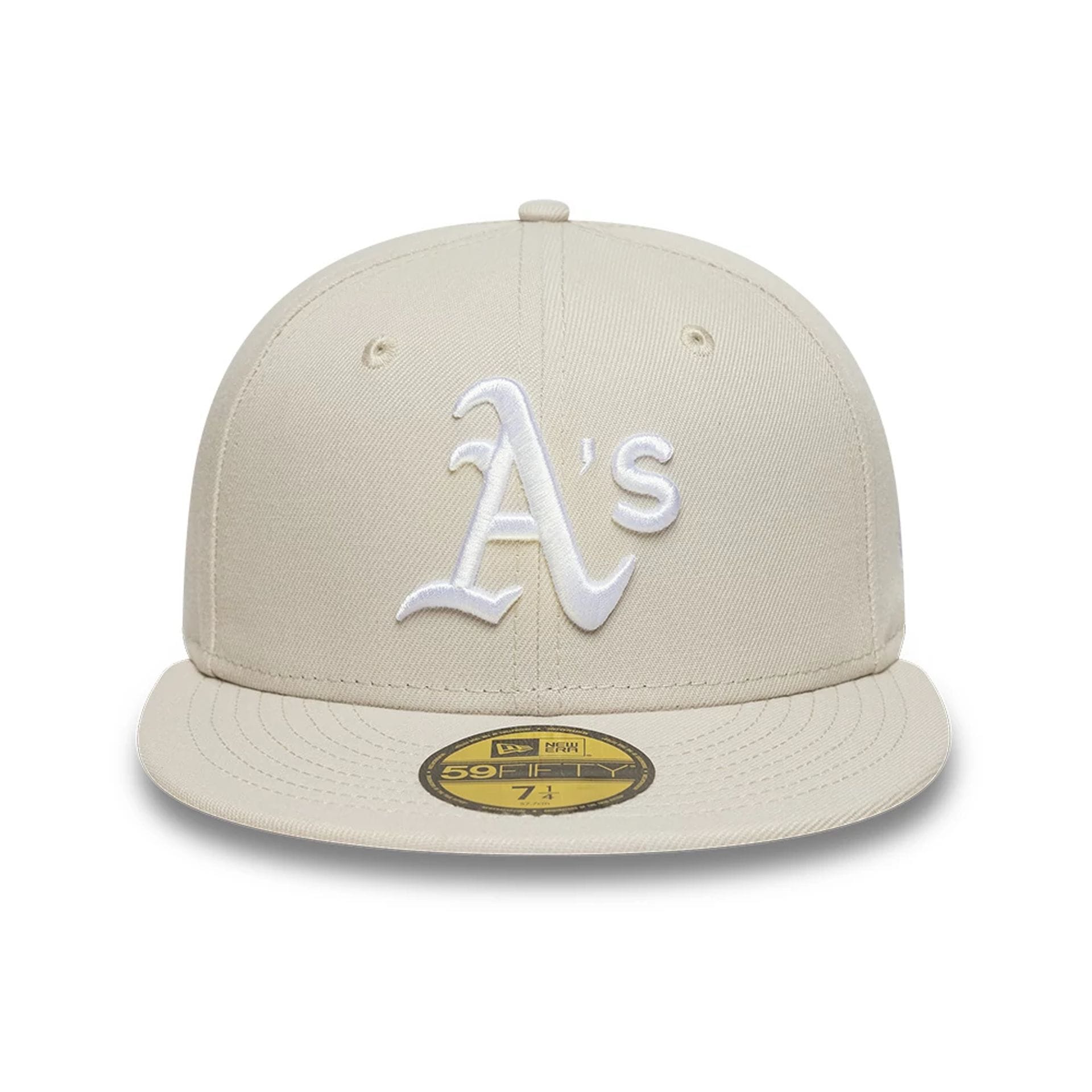 Athletics MLB Beige 59FIFTY Fitted Cap-kentox