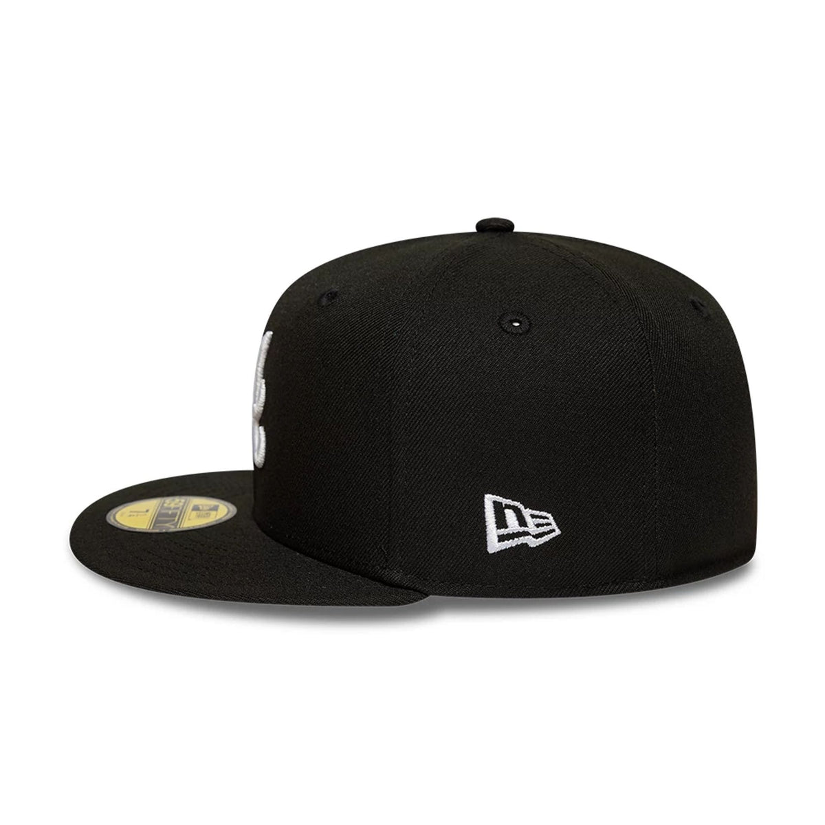 Atlanta Braves MLB Black 59FIFTY Fitted Cap-kentox