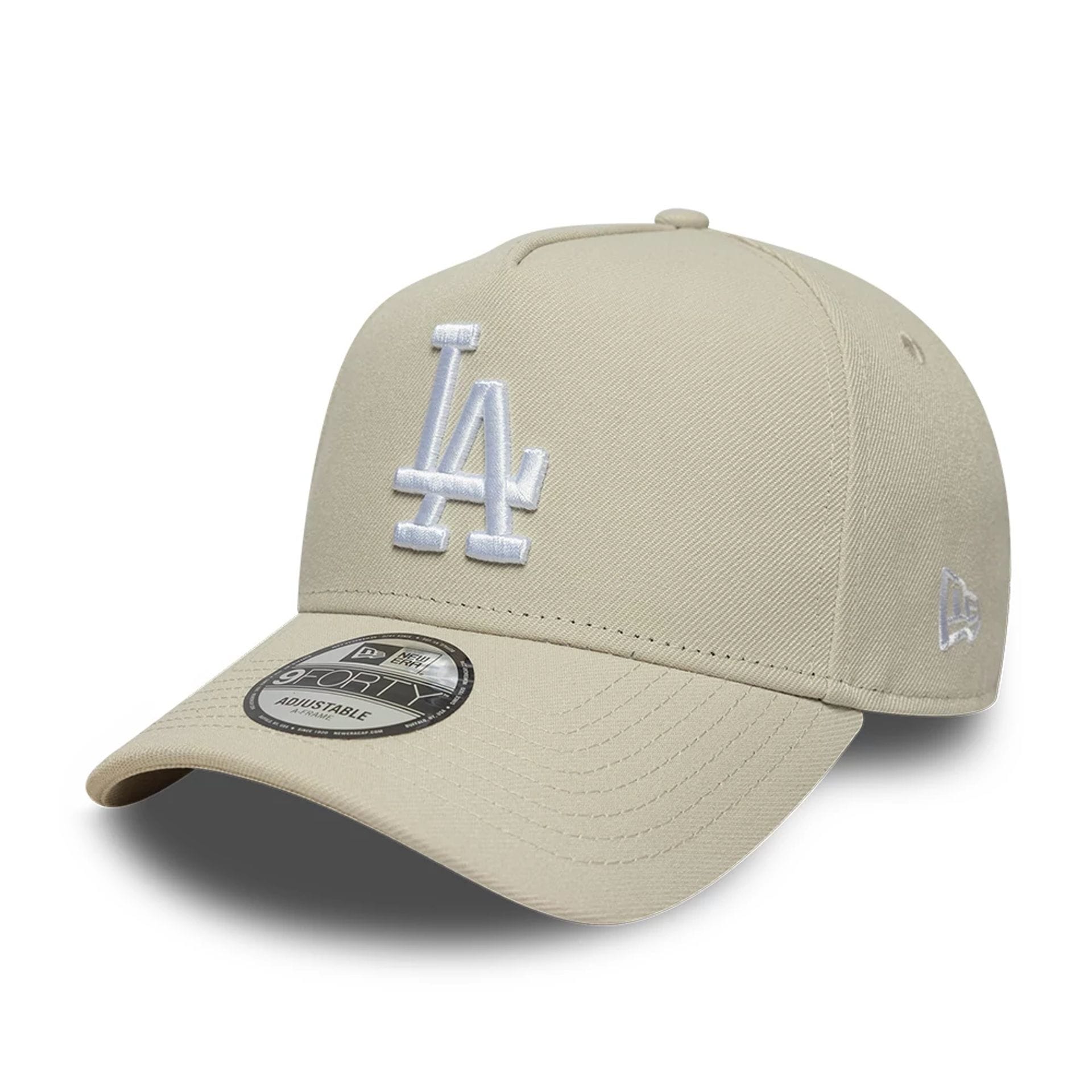 LA Dodgers MLB Beige 9FORTY A-Frame Adjustable Cap-kentox