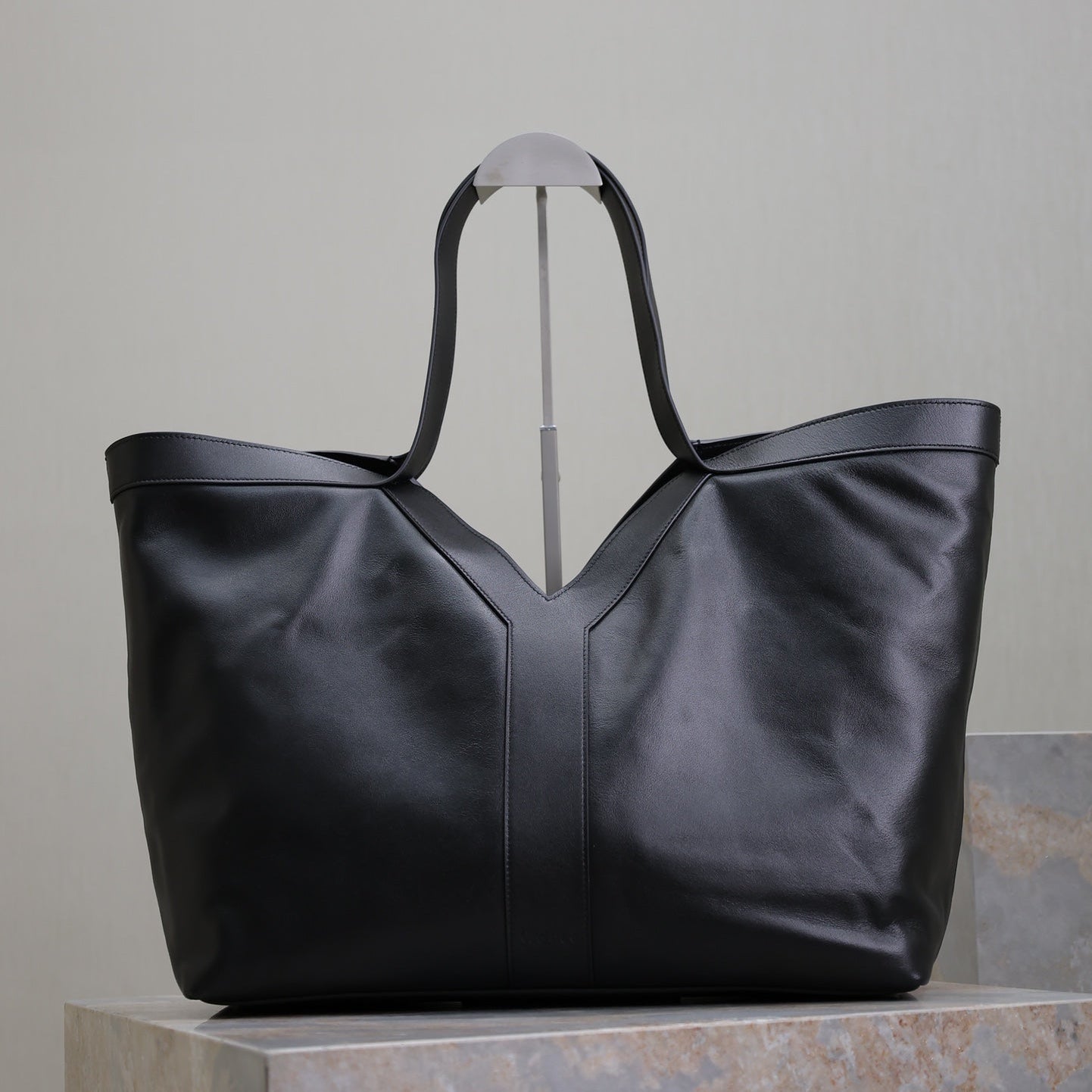 Premium Genuine Cowhide Leather Tote Bag