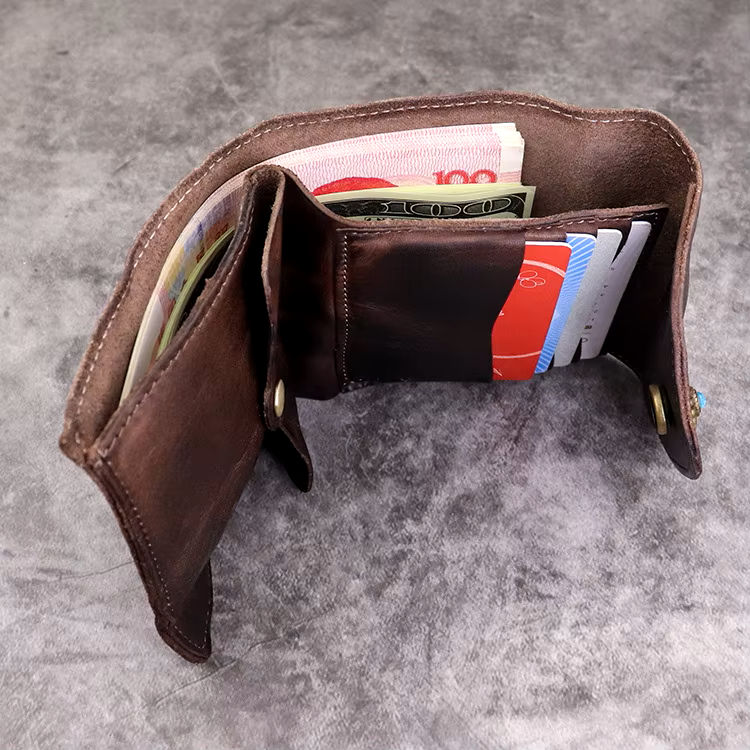 Stylish Genuine Cowhide Accent Wallet