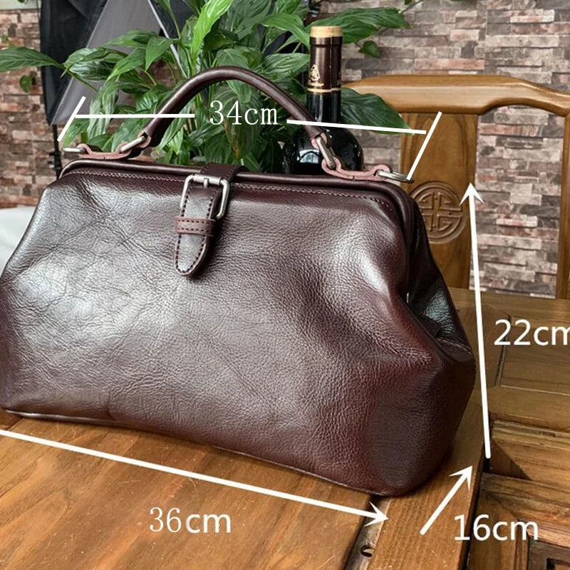 Vintage Leather Doctor’s Bag – Timeless Style & Classic Charm