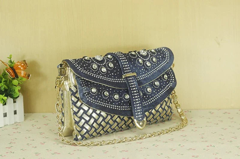 Vintage Rhinestone Shoulder Bag