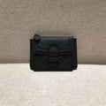 Elegant Blush Pebble Compact Wallet