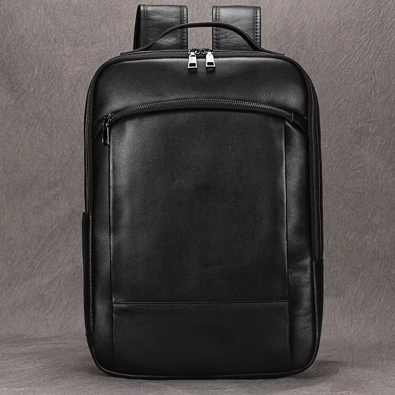 Vintage-Inspired Rustic Leather Backpack