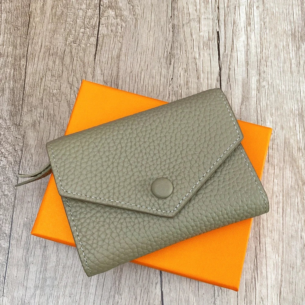 Premium Leather Coin & Card Wallet for Everyday Convenience