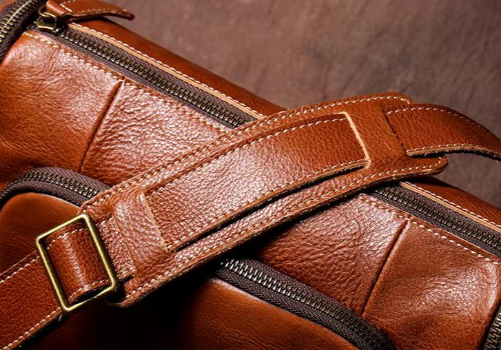 Premium Rugged Leather Shoulder Bag