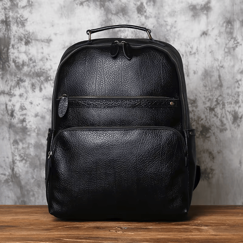 Vintage Genuine Cowhide Leather Backpack