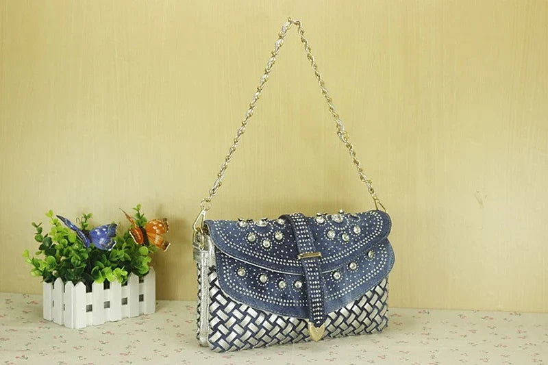 Vintage Rhinestone Shoulder Bag
