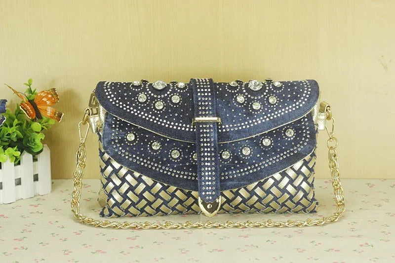 Vintage Rhinestone Shoulder Bag