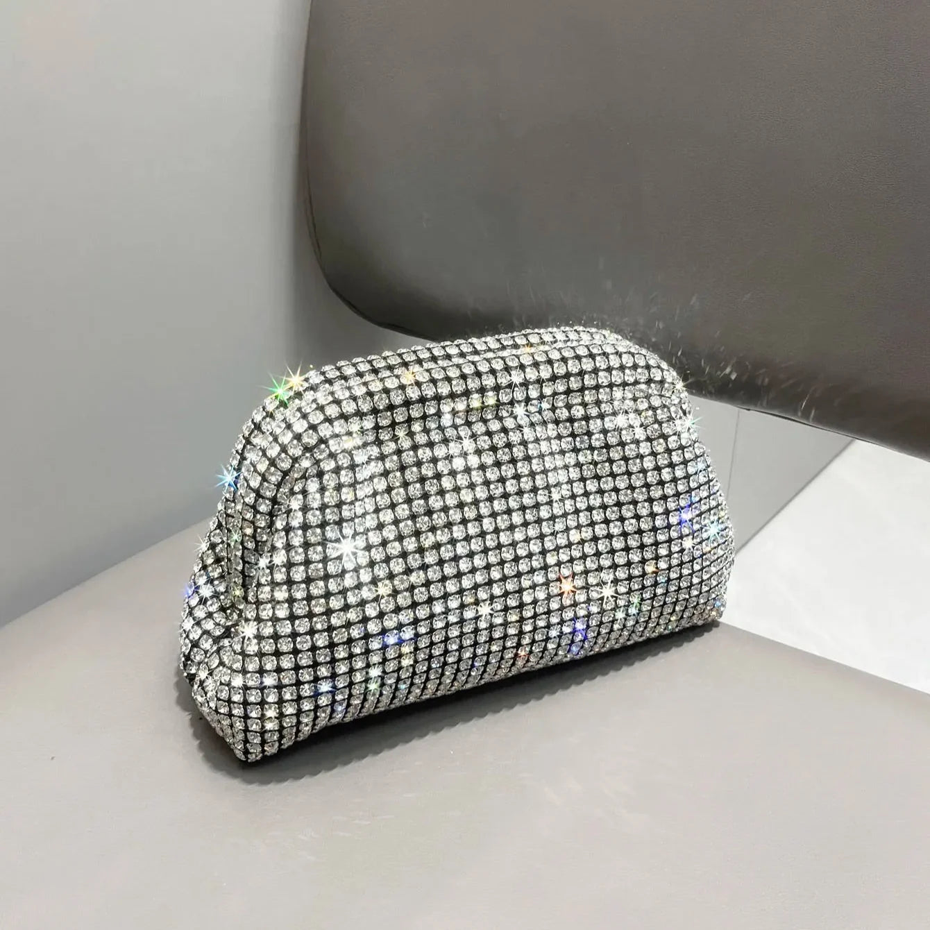 Sparkling Rhinestone Clutch Bag