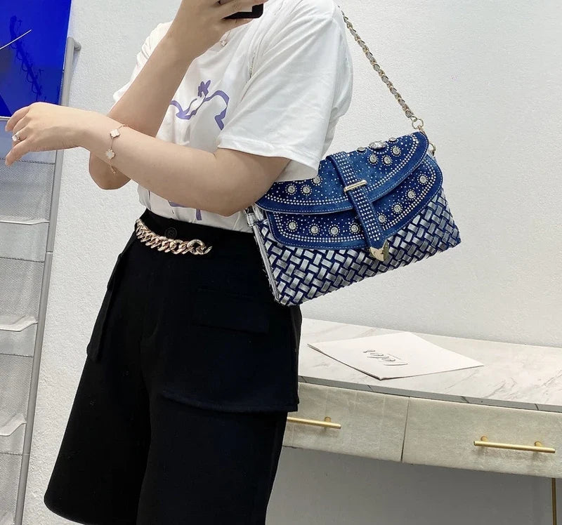 Vintage Rhinestone Shoulder Bag