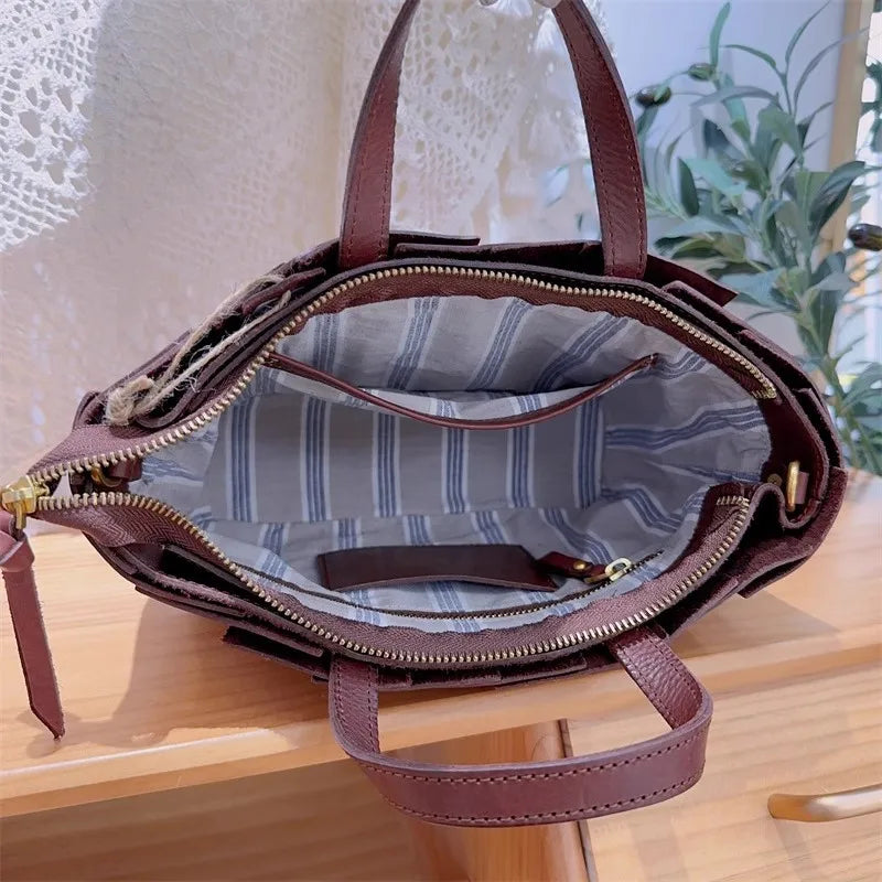 Vintage Charm Genuine Leather Bag