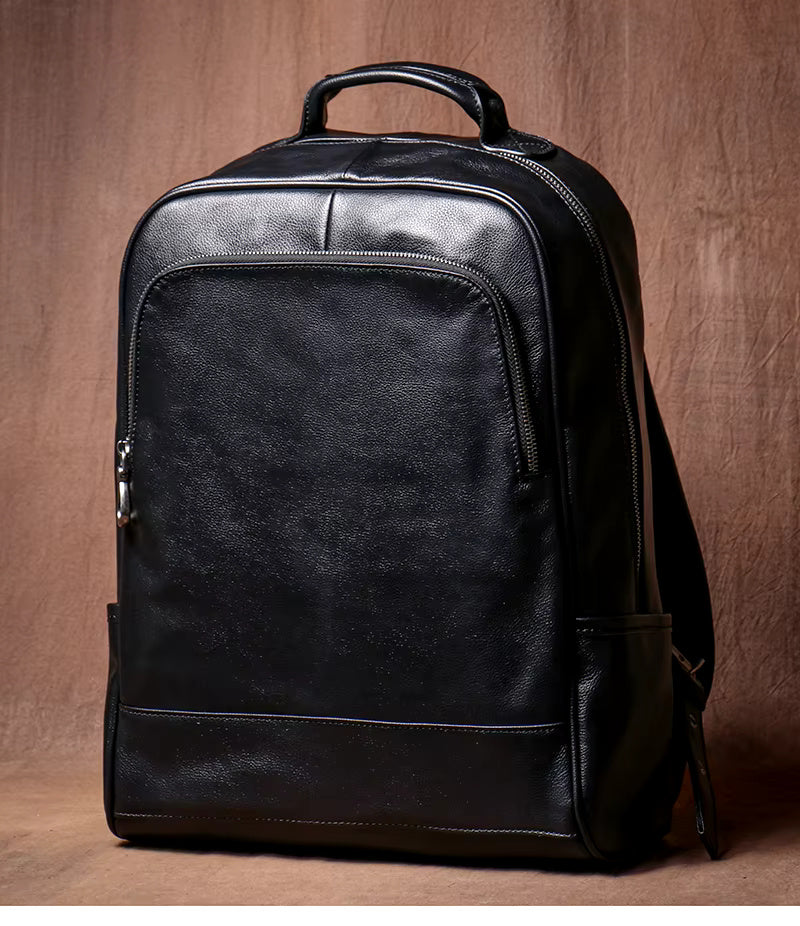 Vintage Distressed Leather Rucksack