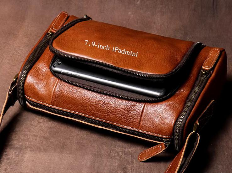 Premium Rugged Leather Shoulder Bag