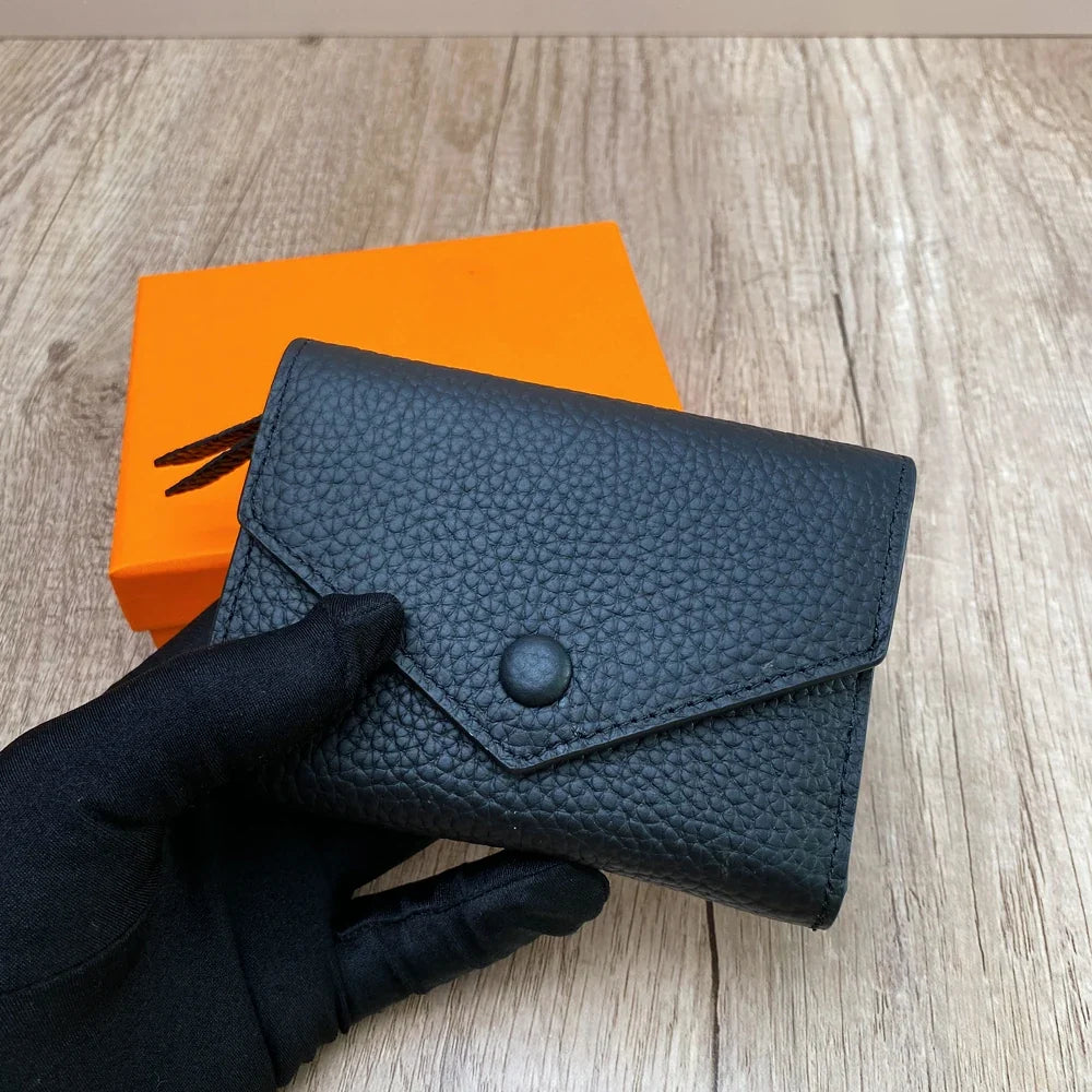 Premium Leather Coin & Card Wallet for Everyday Convenience