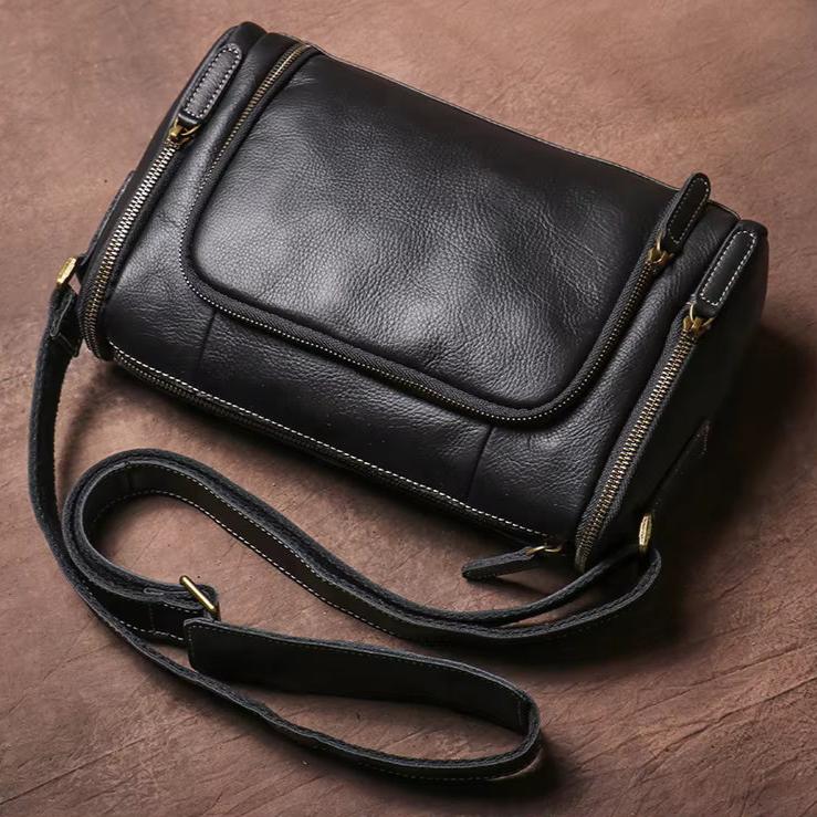 Premium Rugged Leather Shoulder Bag