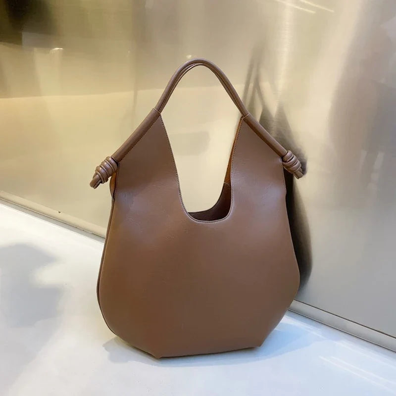 Stylish Knot-Handled Tote Bag
