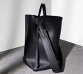 Handcrafted Calfskin Leather Bucket Bag