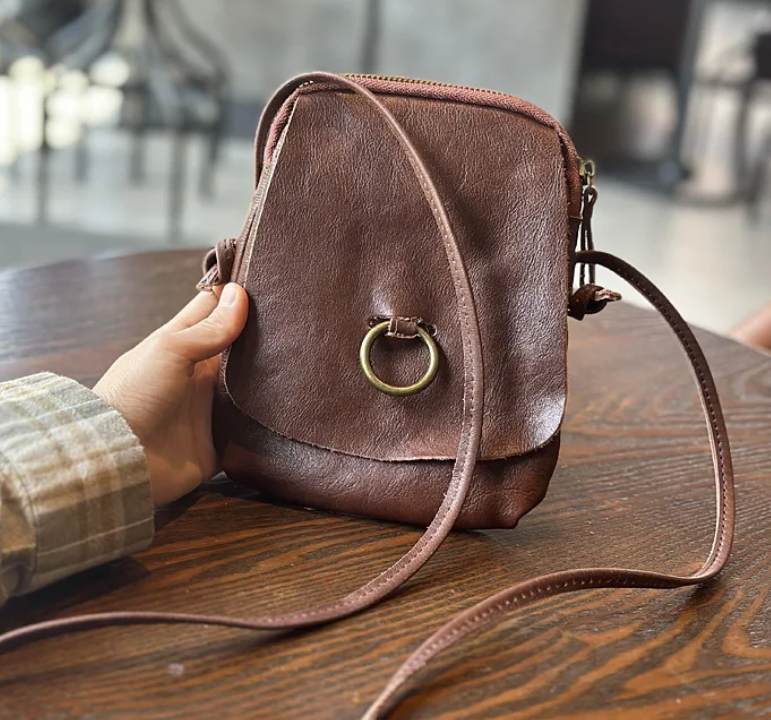 Timeless Vintage Leather Crossbody Bag