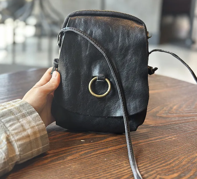 Timeless Vintage Leather Crossbody Bag