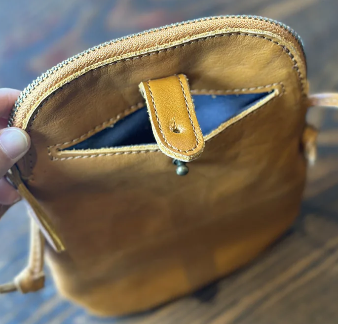 Timeless Vintage Leather Crossbody Bag