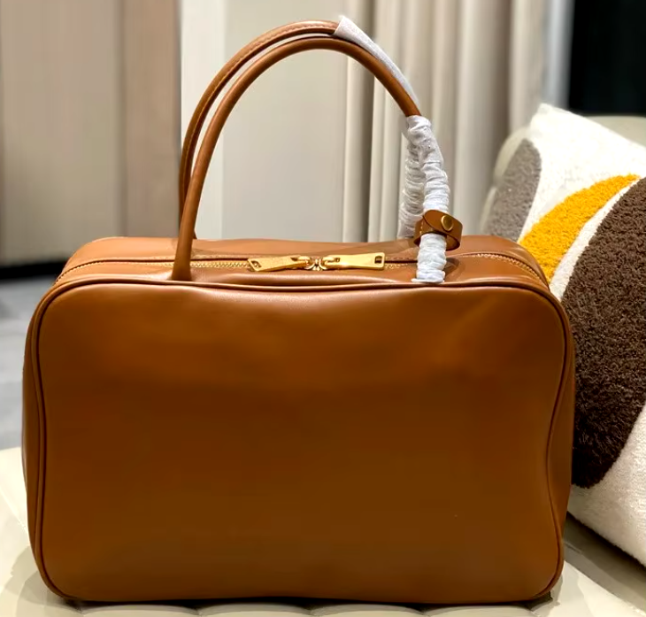 Premium Full-Grain Leather Satchel Bag