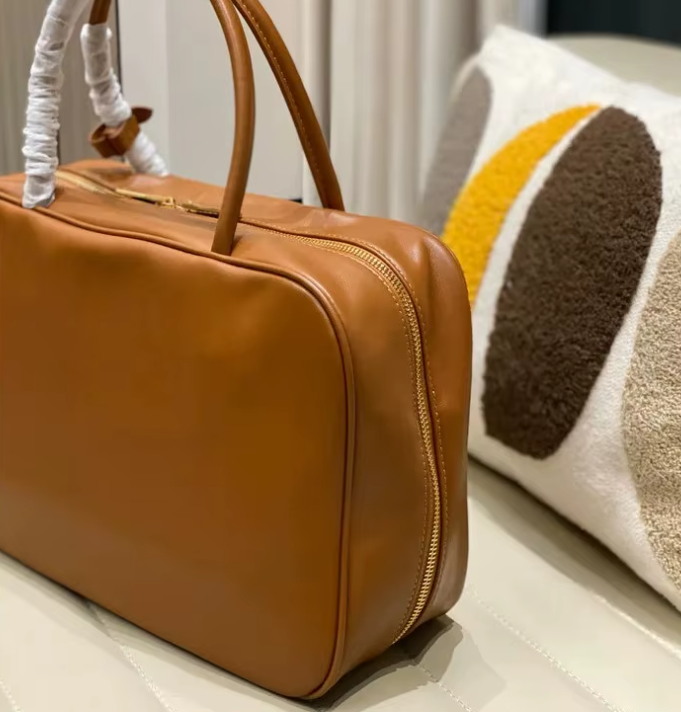 Premium Full-Grain Leather Satchel Bag