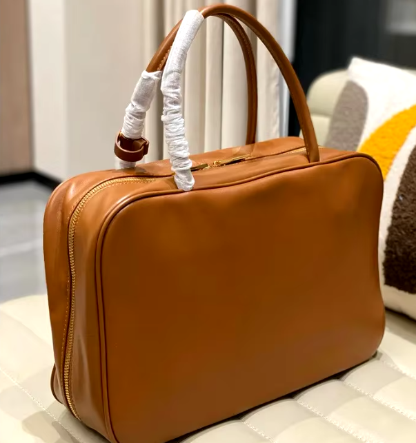 Premium Full-Grain Leather Satchel Bag