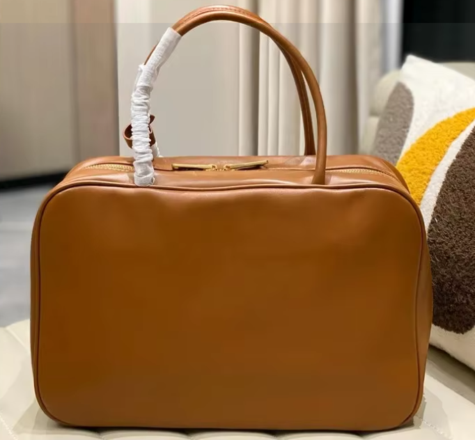 Premium Full-Grain Leather Satchel Bag
