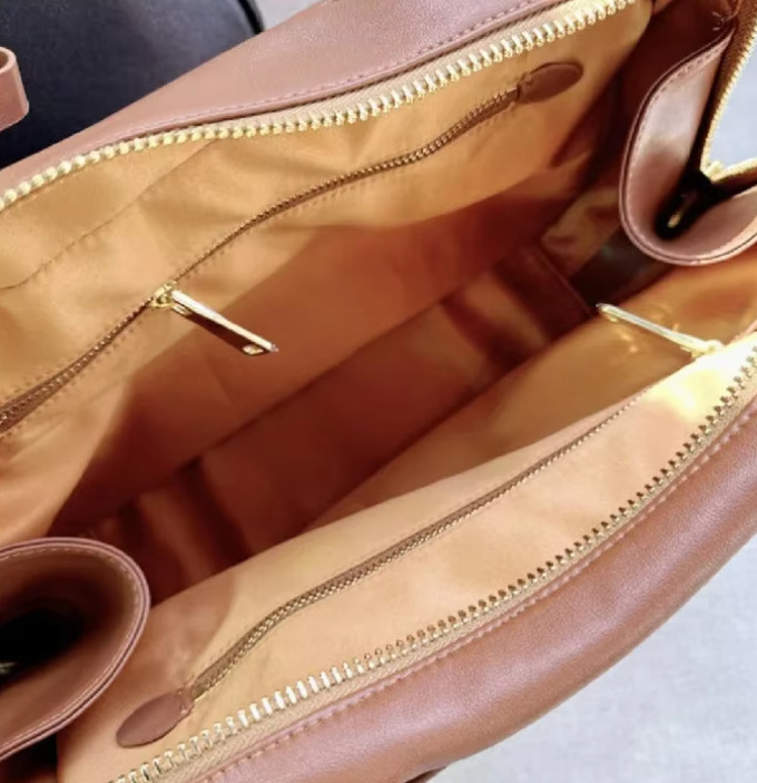 Premium Full-Grain Leather Satchel Bag