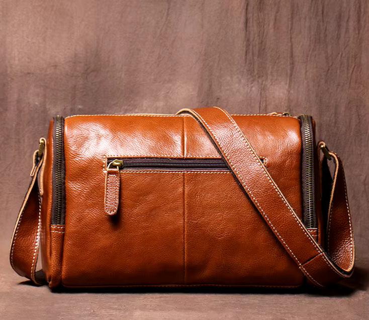 Premium Rugged Leather Shoulder Bag