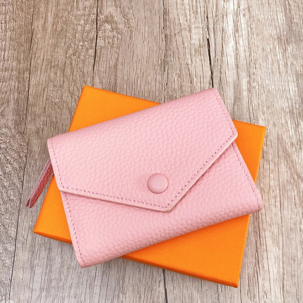 Premium Leather Coin & Card Wallet for Everyday Convenience