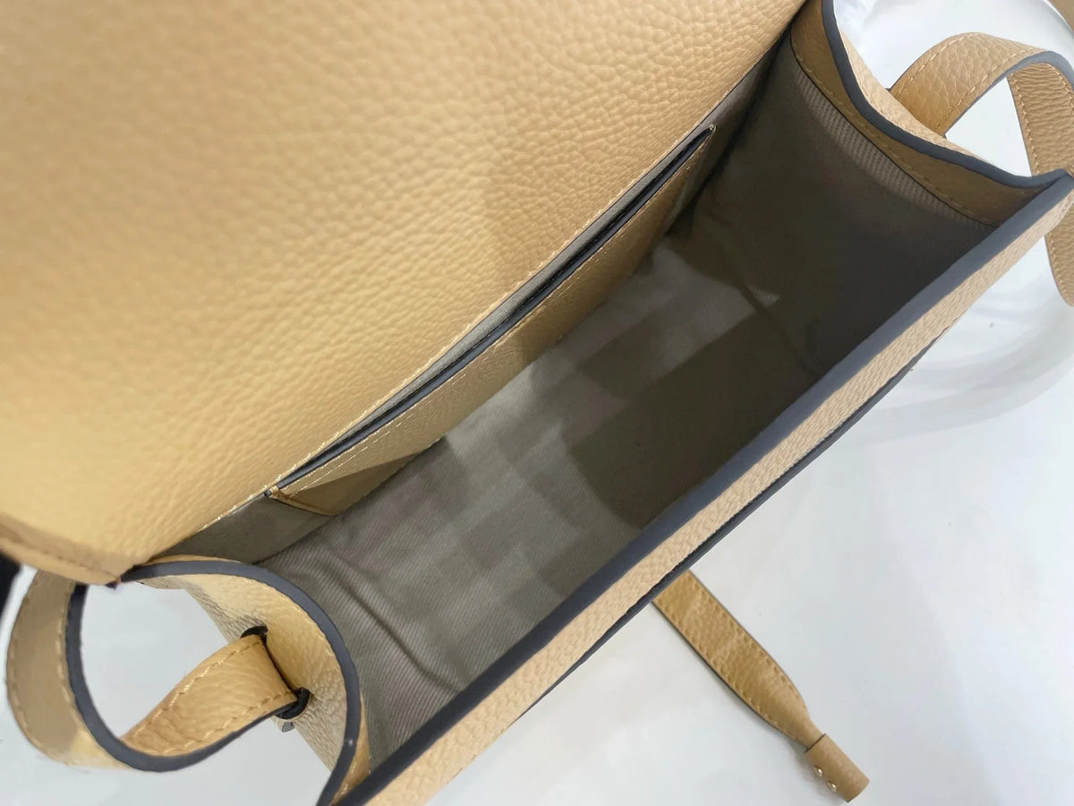 Premium Genuine Cowhide Leather Saddle Bag