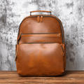 Vintage Genuine Cowhide Leather Backpack