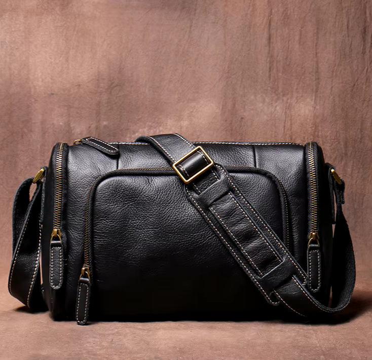 Premium Rugged Leather Shoulder Bag