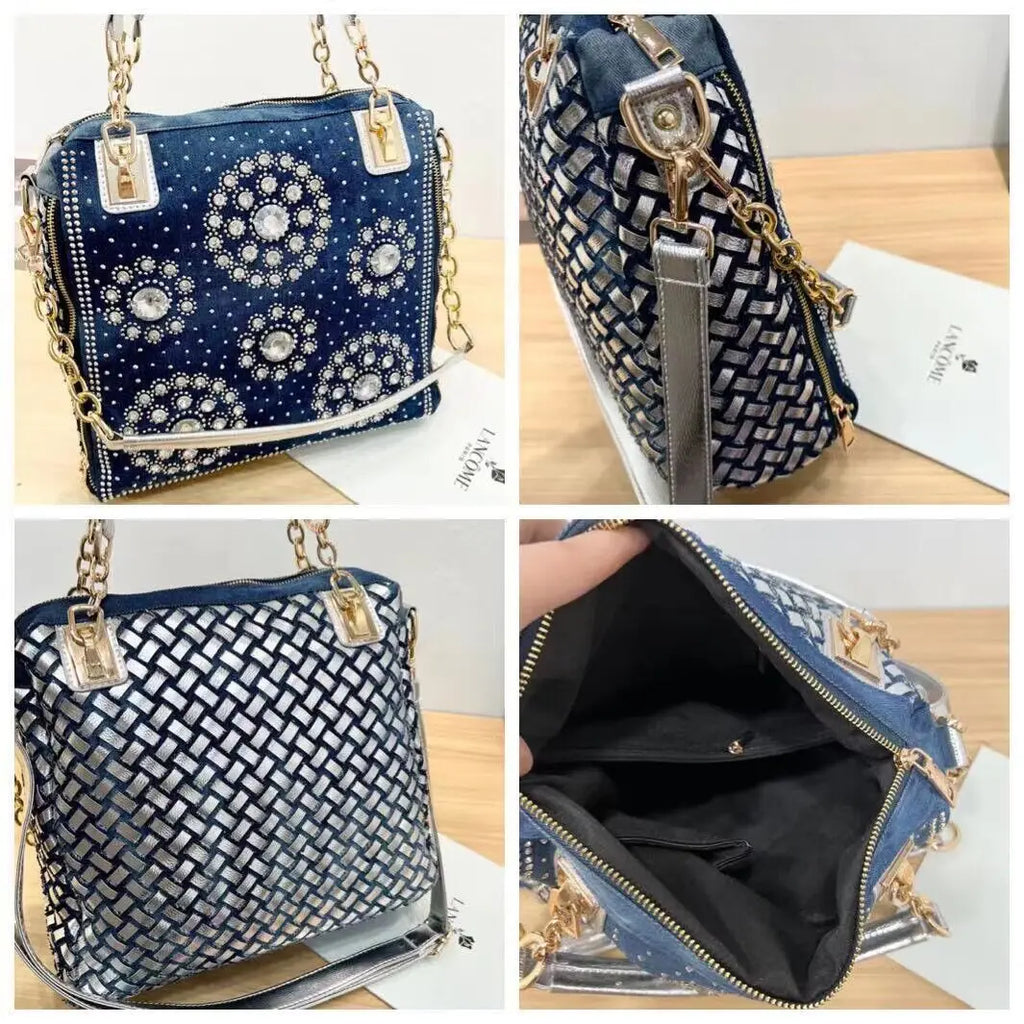 Stylish Casual Denim Handbag