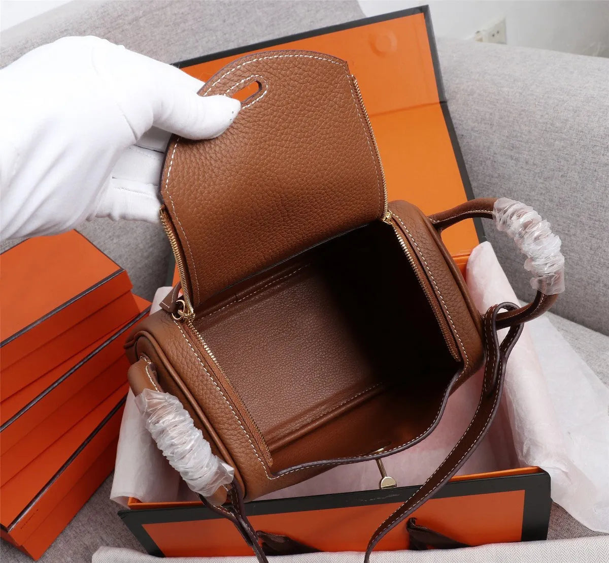 Premium Genuine Leather Shoulder Bag