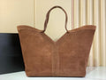Everyday Suede Cowhide Leather Tote Bag