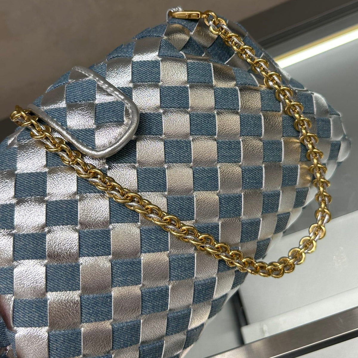 Denim Luxe Chain Necklace