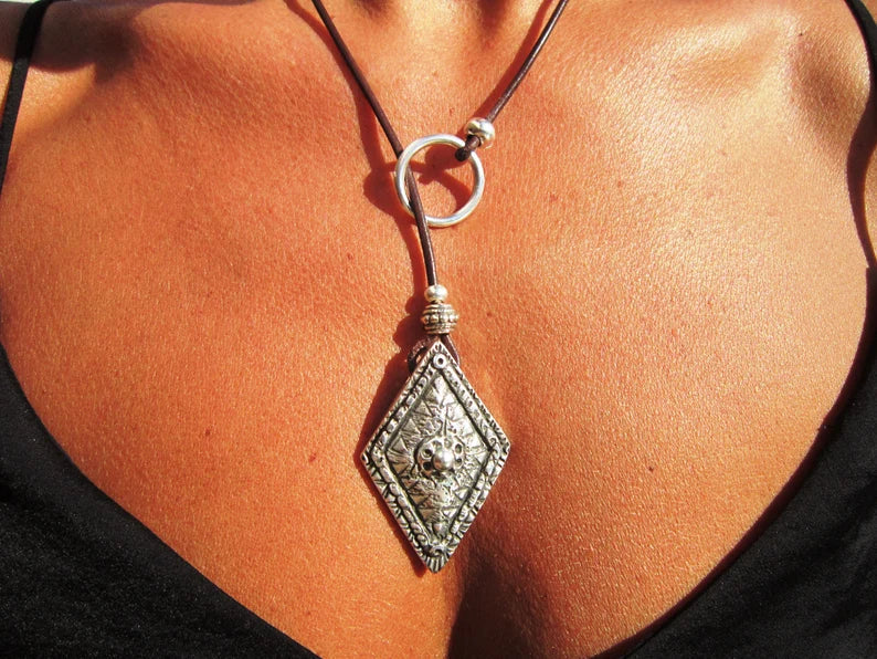 Boho Luxe Statement Pendant Necklace