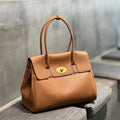 Premium Full-Grain Leather Tote Bag