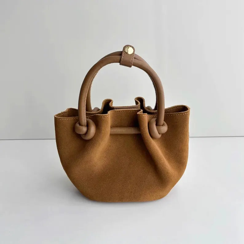 Mini Suede Cowhide Handbag