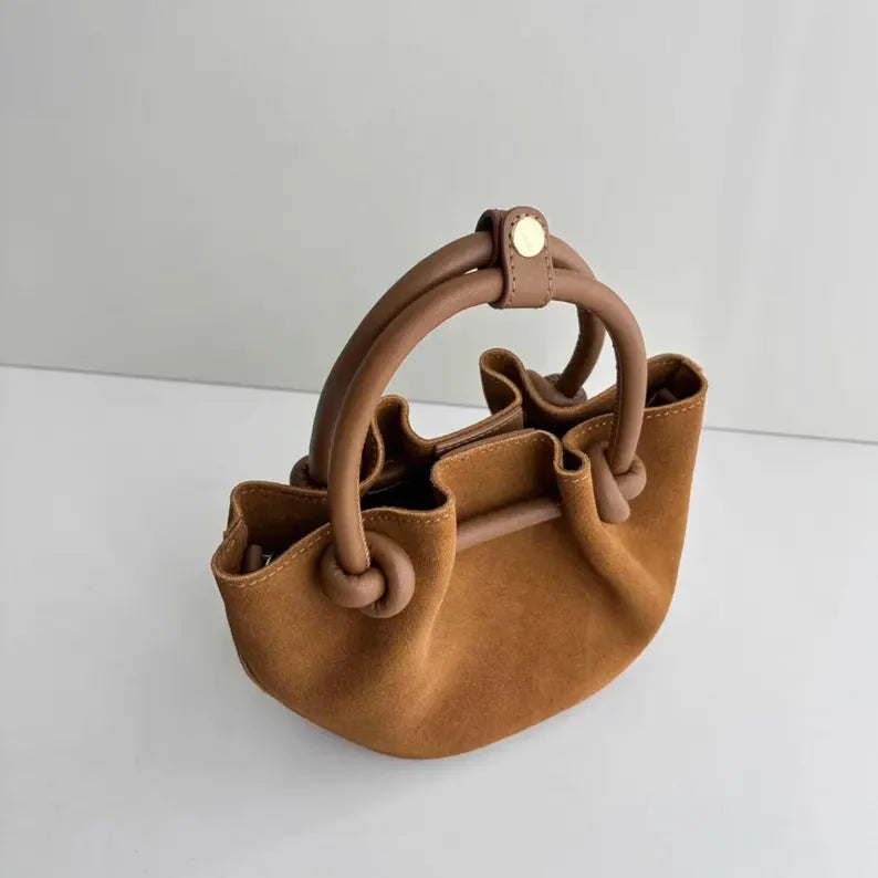 Mini Suede Cowhide Handbag