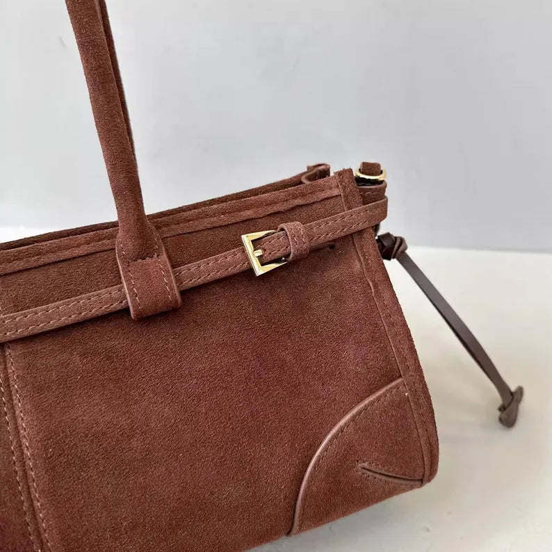 Luxury Suede Cowhide Bag