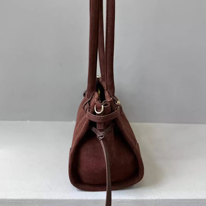 Luxury Suede Cowhide Bag
