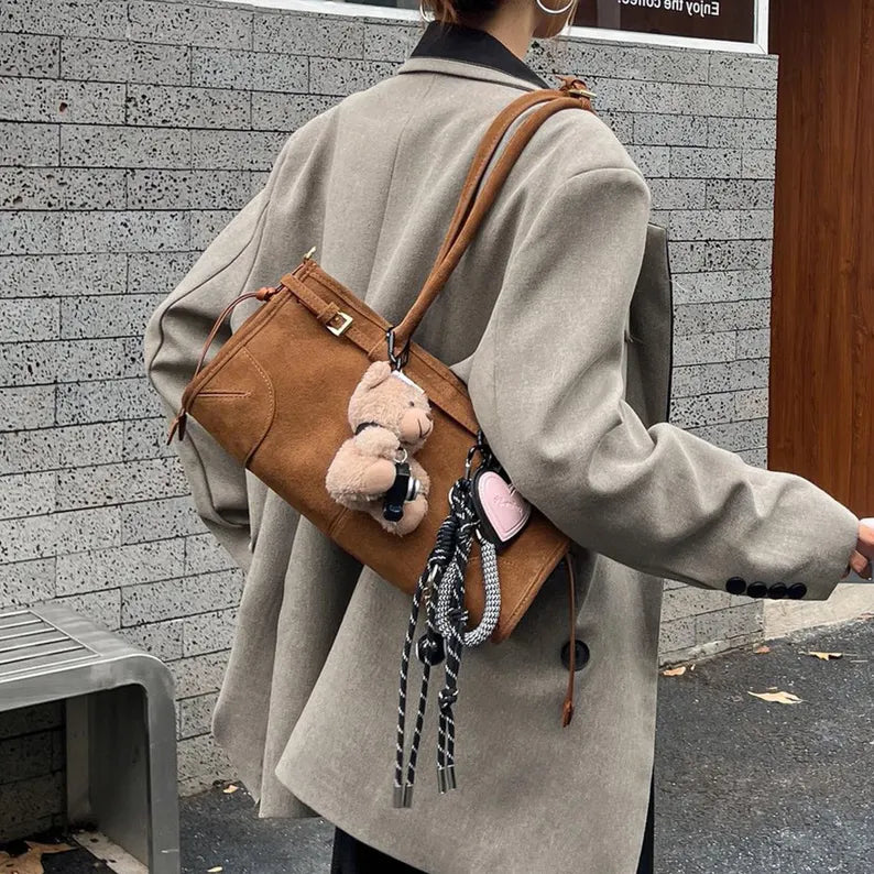 Luxury Suede Cowhide Bag